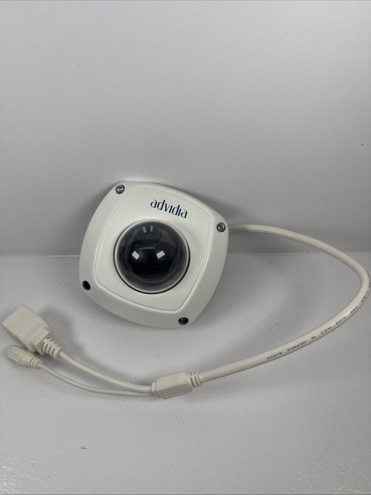Avidia Model A-46 White PoE IR Network Camera 12v