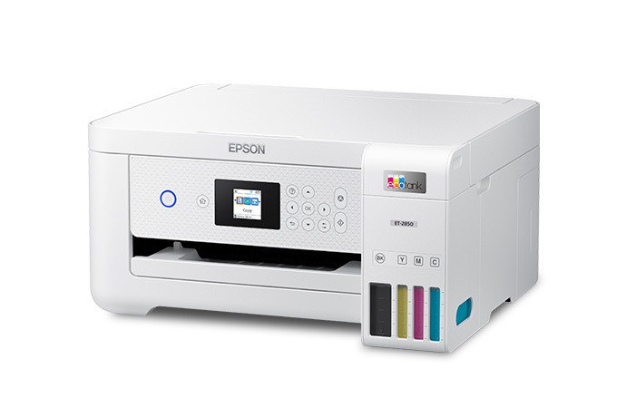 Epson EcoTank ET-2850 Printer - White - Certified Refurbished