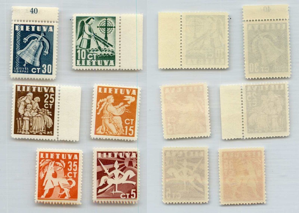 Lithuania 1940 SC 317-322 mint. rtc8832