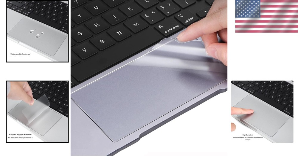 2-Pack MacBook Air Trackpad Protector for 15.3" Models - Scratch Resistant Skin