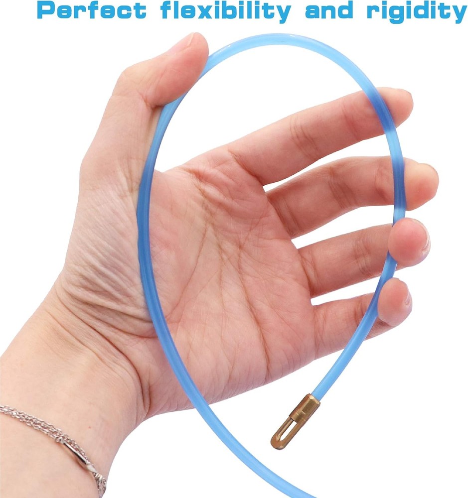 65 Feet Fish Tape Wire Puller Through Wall, Electrical Pull 65