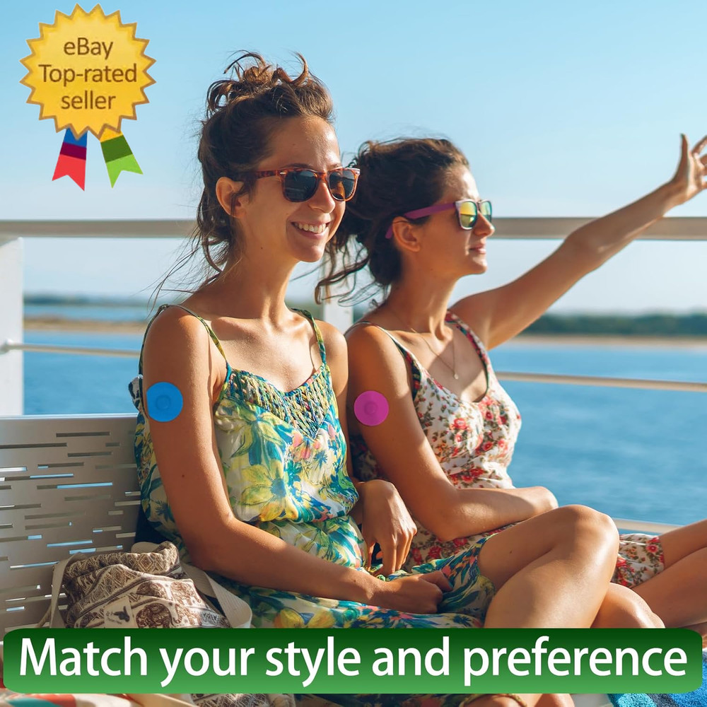 Waterproof Libre 3 Sensor Covers, 20Pack Freestyle Adhesive Patches for Libre 3