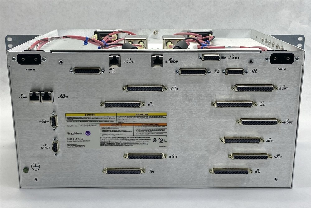 Alcatel Lucent 1665 DMXTEND Data Multiplexer Chassis Shelf + Fan Unit NEW