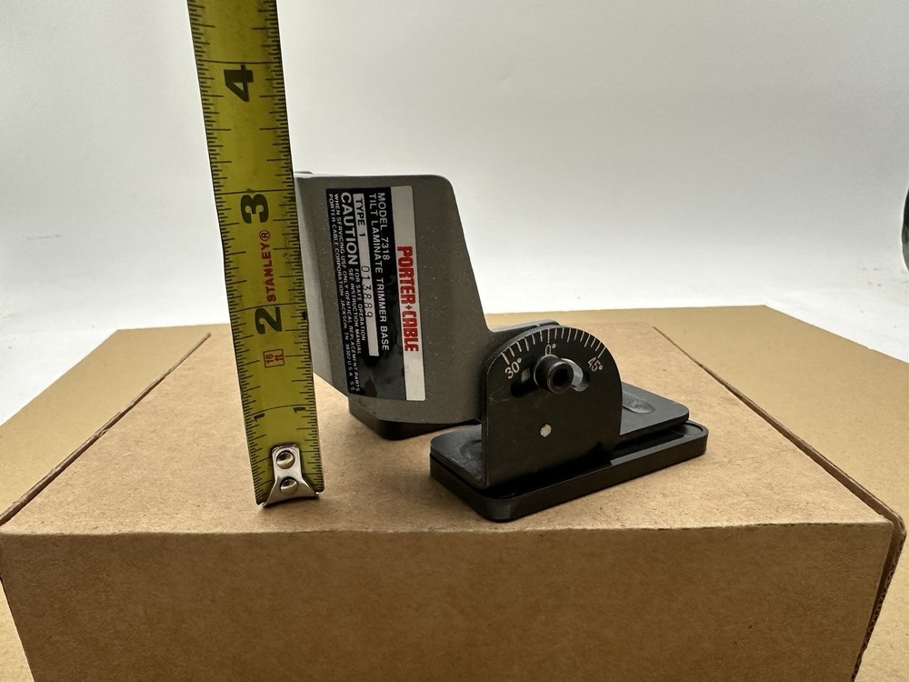 Porter Cable Model 7318 Angle Base Attachment Nice Pre Owned Shape Made USA