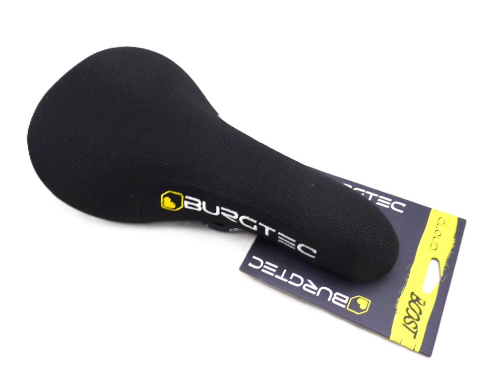Burgtec The Cloud Boost Saddle, Cromo Rail/Plastic Base - Blac