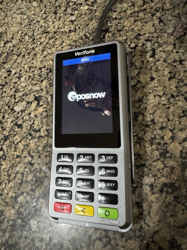 Verifone P400 Plus Credit Card Reader Touchscreen Bluetooth Touchpad Terminal
