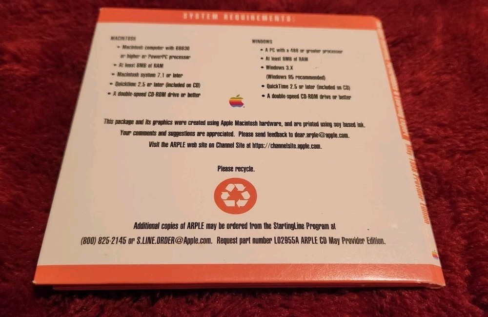 VTG Arple Apple Reference May 1998 CDROM PRovider Edition