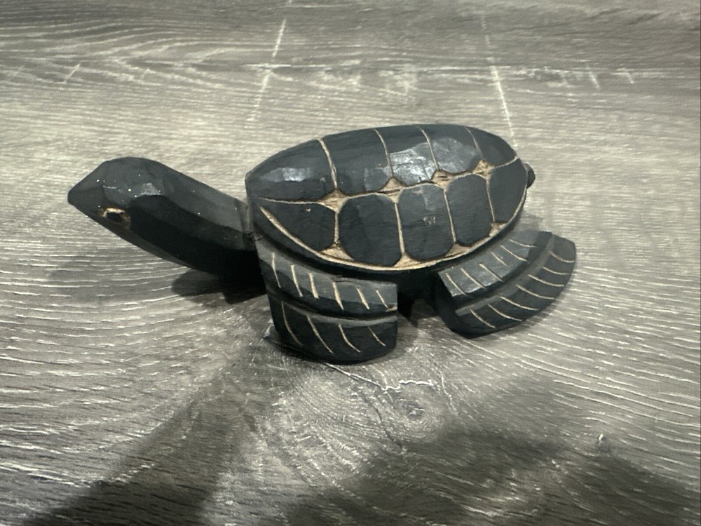 Wood Carved Hawaii Turtle