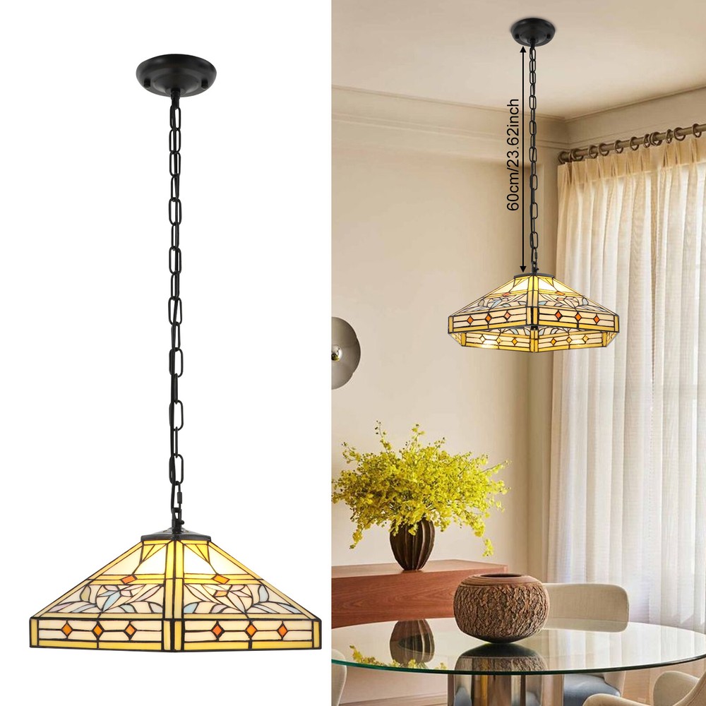 Elegant 2-Light Adjustable Pendant Light - Iron & Glass, Ceiling Mount