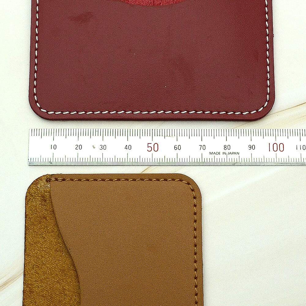 DIY set with one pocket Simple card cases, Making DIY, Leather craft tools