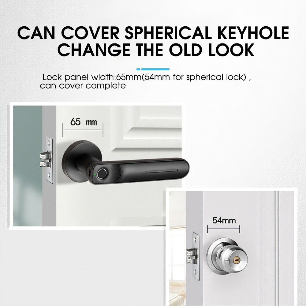 Touchless Fingerprint Keypad Door Lock