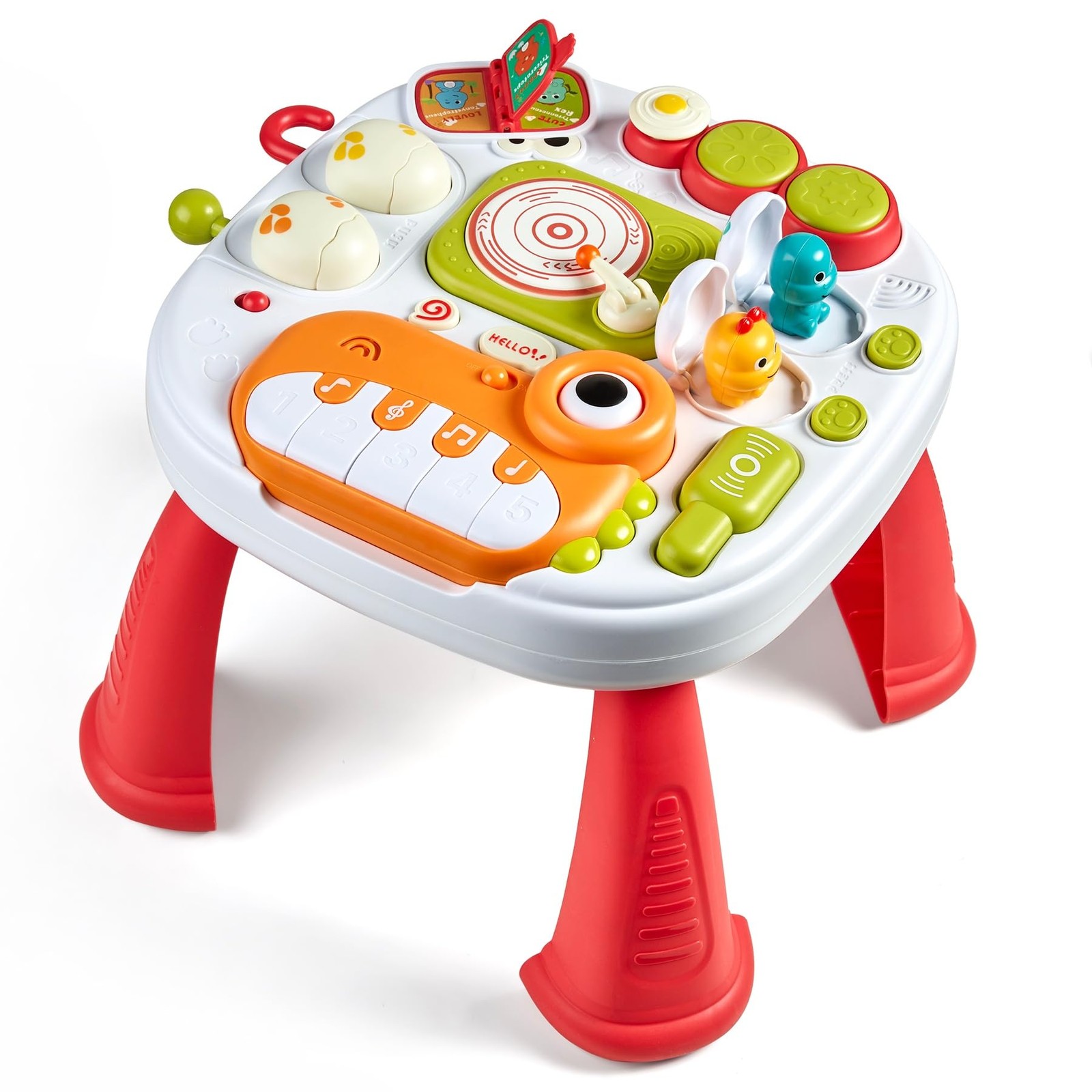 Baby Activity Table Learning & Fun, Baby DJ Table for Sitting Play, Keyboard ...