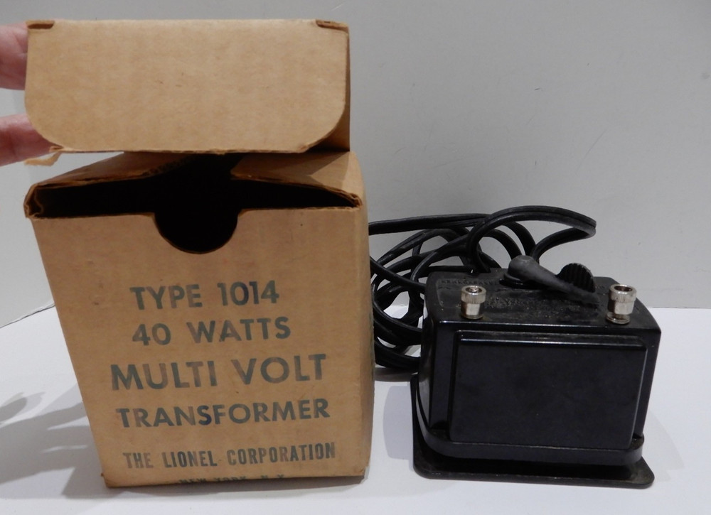LIONEL 1014 Multi Volt Transformer 40 Watt with Original Box -Untested 1955