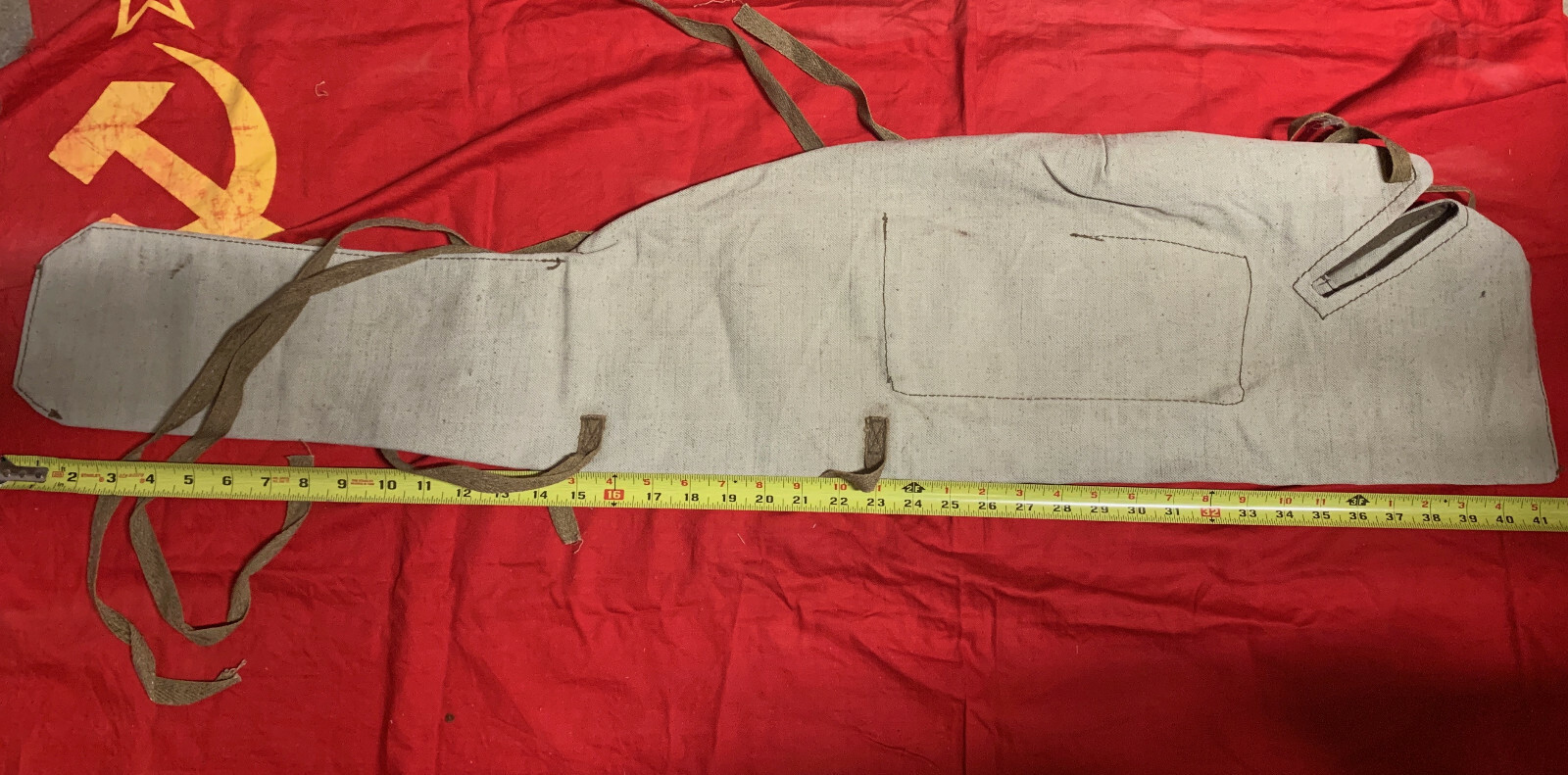 Authentic Russian 41" Drop Case for classic sporting/hunting. Unissued.