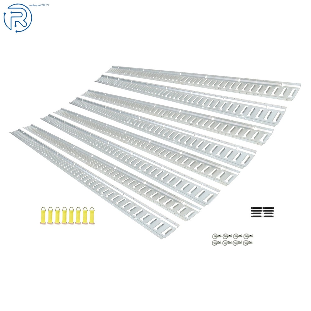 Secure Cargo Heavy Loads For Trucks Vans 8' E Track Tie Down Enclosed Trailer