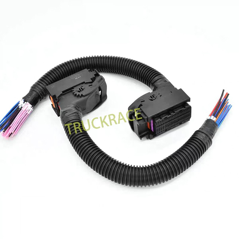 91 Pin Way Engine Computer Unit ECU Connector Wiring Harness for Bosch Delphi