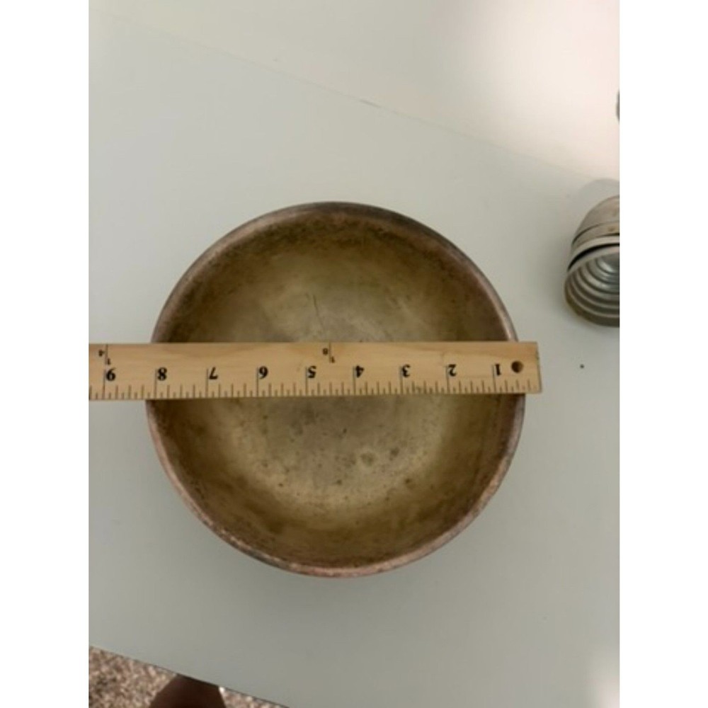Unknown silversmith service award bowl with serial number Unknown silver content