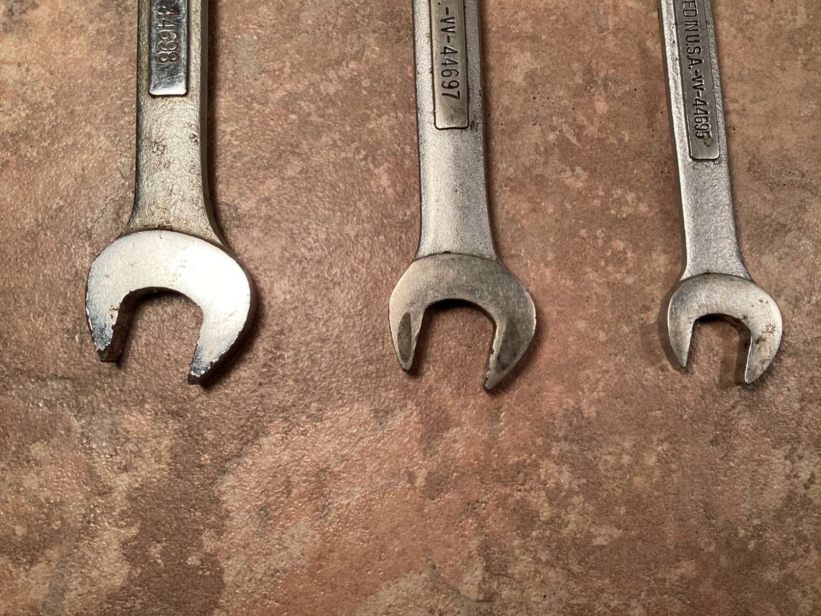 Vintage Craftsman Combination Wrenches -VV- Series Lot of 3 Box and Open End USA