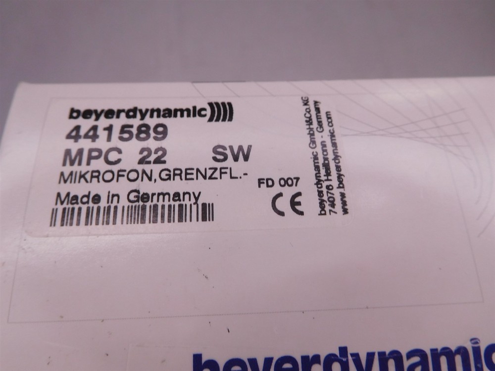 Beyer Dynamic MPC22SW Condensor Surface Mount Microphone (S8)