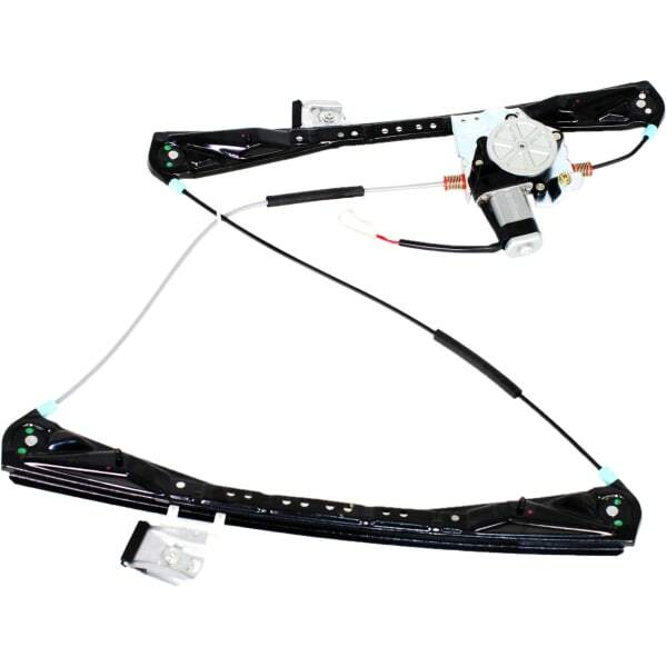 Front, Driver Side Power Window Regulator, With Motor For 00-02 LS