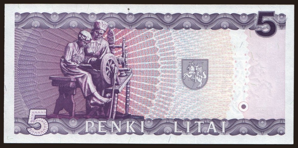 Lithuania - 1993 - 5 Litai - "UNC" - #CO7826