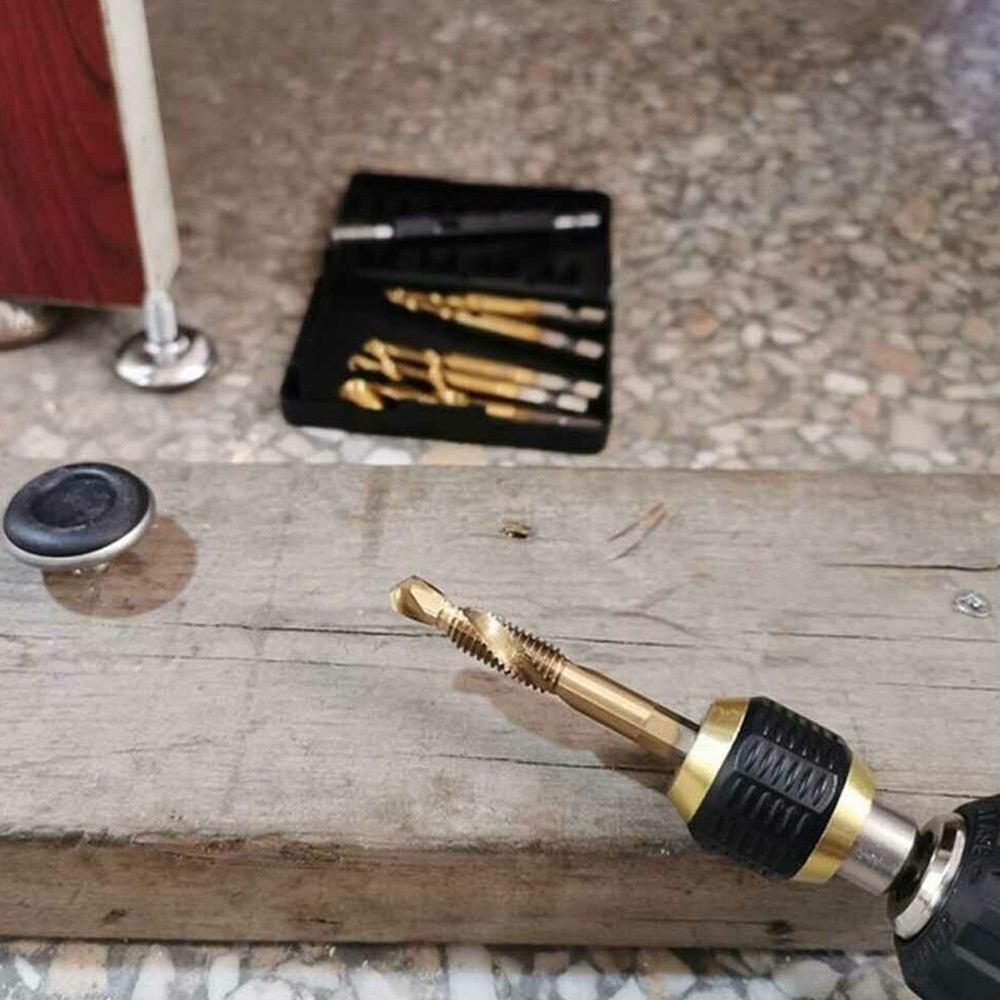 1/4 Inch Hex Handle Quick Coupling Drill Bit Quick Change Adapter Converter