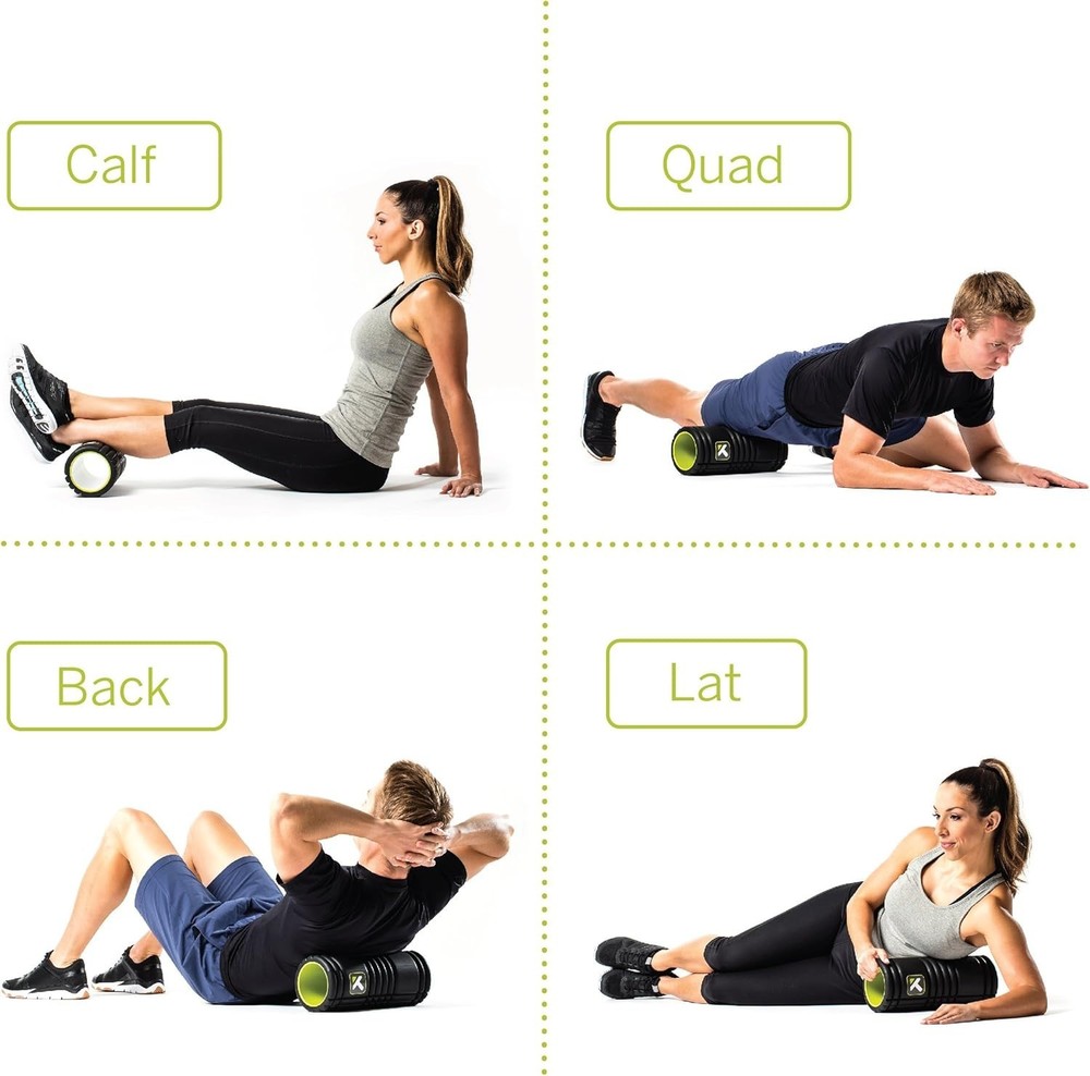 13" Trigger Point Performance - The Grid - Revolutionary 5.5" Foam Roller Green