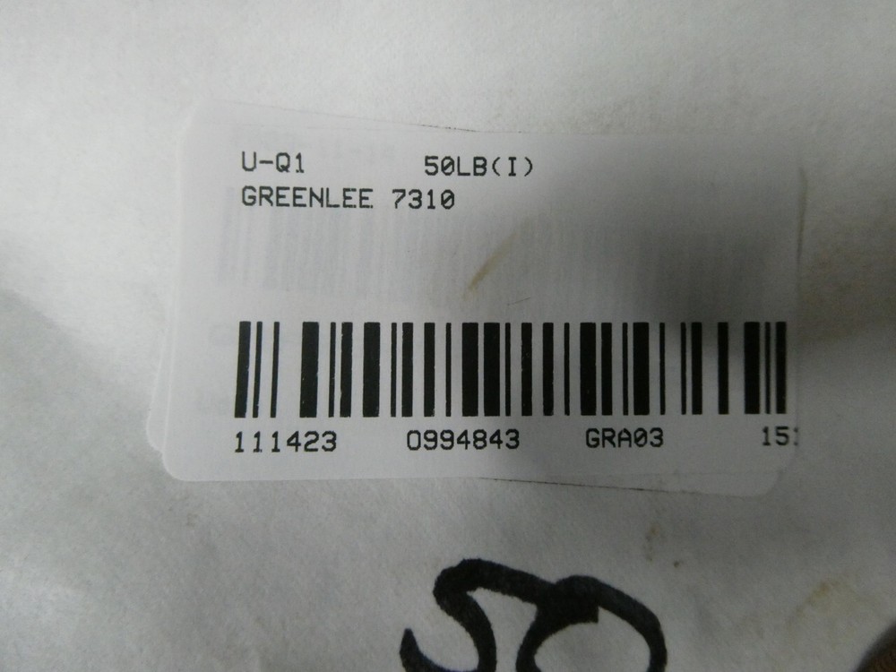 Greenlee 7310 Hydraulic Knockout Punch Driver Set 1/2" - 4"