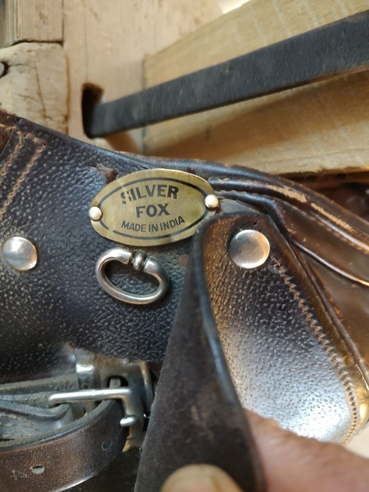 Silver Fox 17" English Saddle