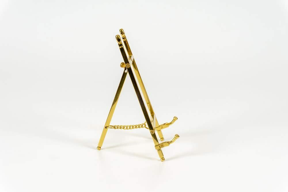 Brass Easels, Decorative Display Easels (7 Inches High)