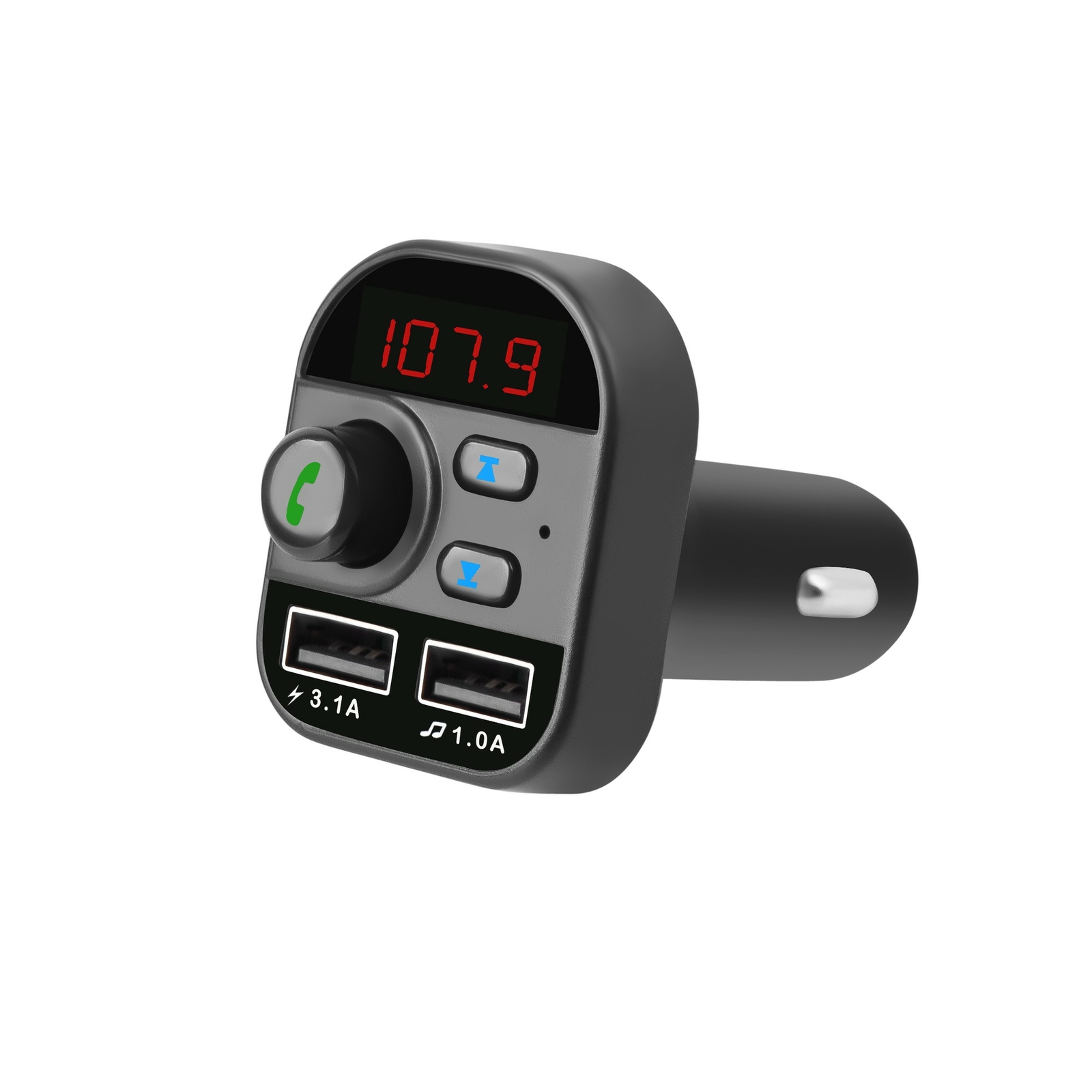Audiobox TR-10 Bluetooth Multi-Function Transmitter Charger USB/TF With Display