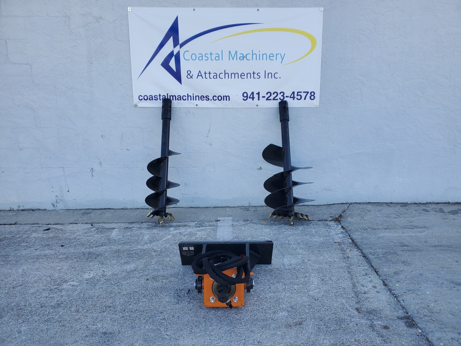Mini Auger Post Hole Digger Attachment  12"+18" Mini Skid Steer Toro Dingo+More