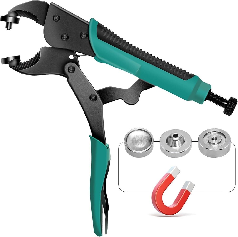 Heavy Duty Snap Fastener Tool Adjustable Snap Setter Tool Snap Installation US
