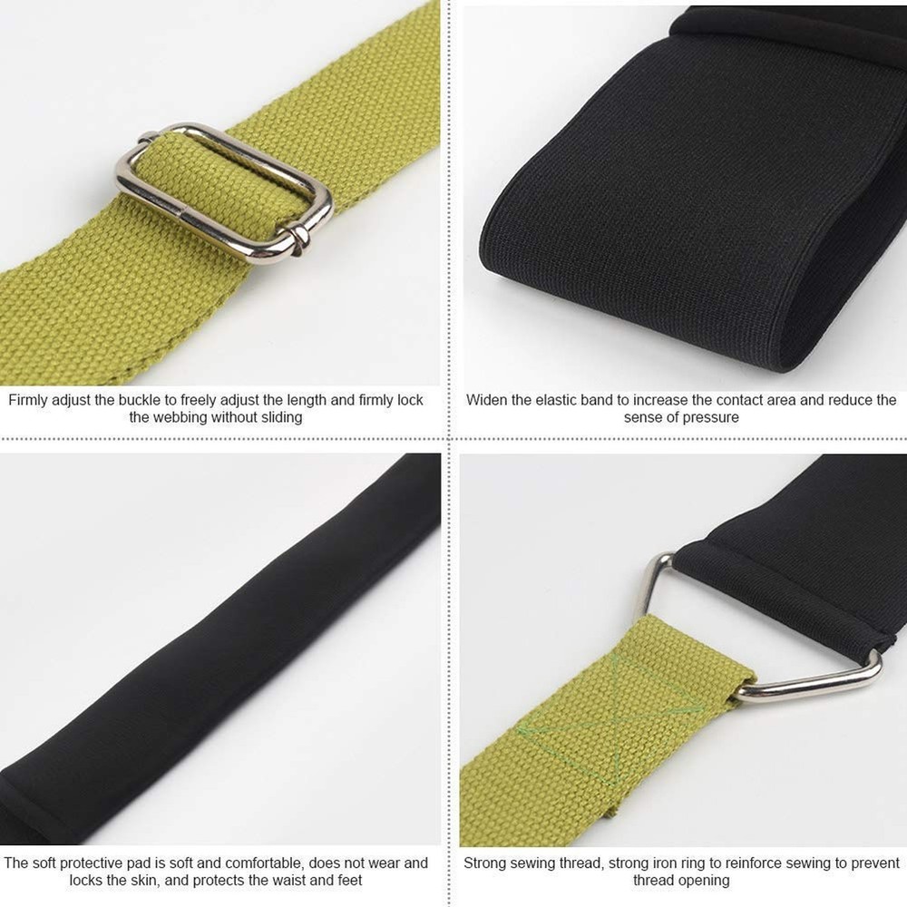 Yoga Stretching Strap, Improve Body Flexibility Stretch Strap Backbend Assist...