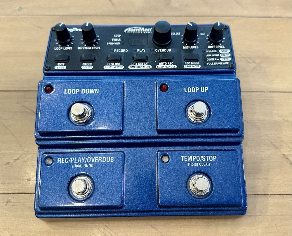 Digitech Jam Man Stereo Looper Phrase Sampler Delay Pedal - GREAT CONDITION