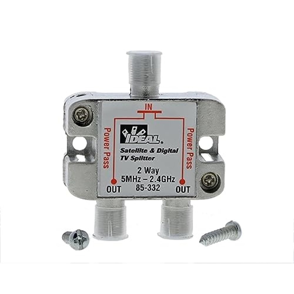IDEAL Electrical 85-332 2-Way Digital Cable Splitter, 2.4 GHz