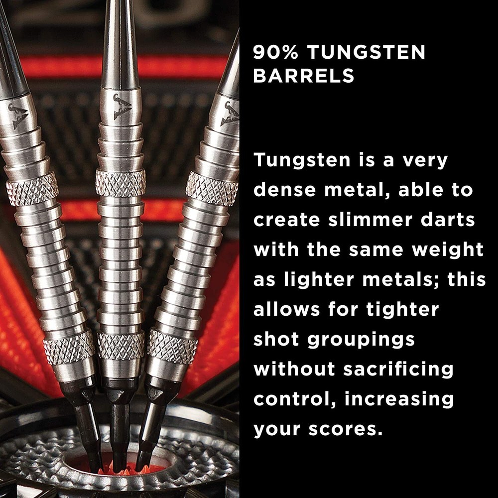 Viper V-Factor 90% Tungsten Soft Tip Darts with Storage/Travel Case