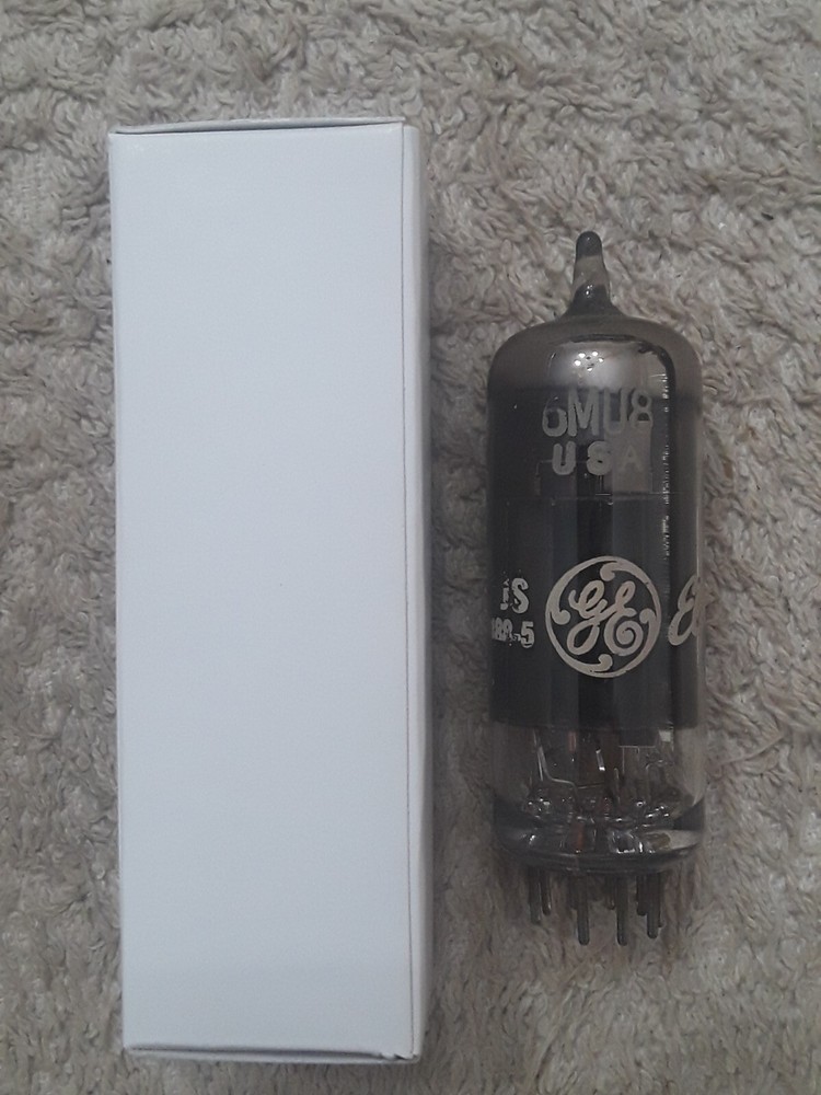 NOS GE 6MU8 Vacuum tube - White Box - Tested