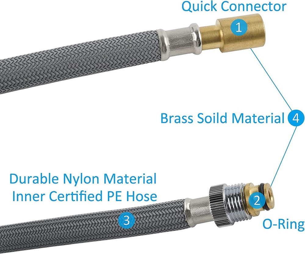 RP50390 RP44647 Hose Assembly for Pull Down Pull Out Faucets