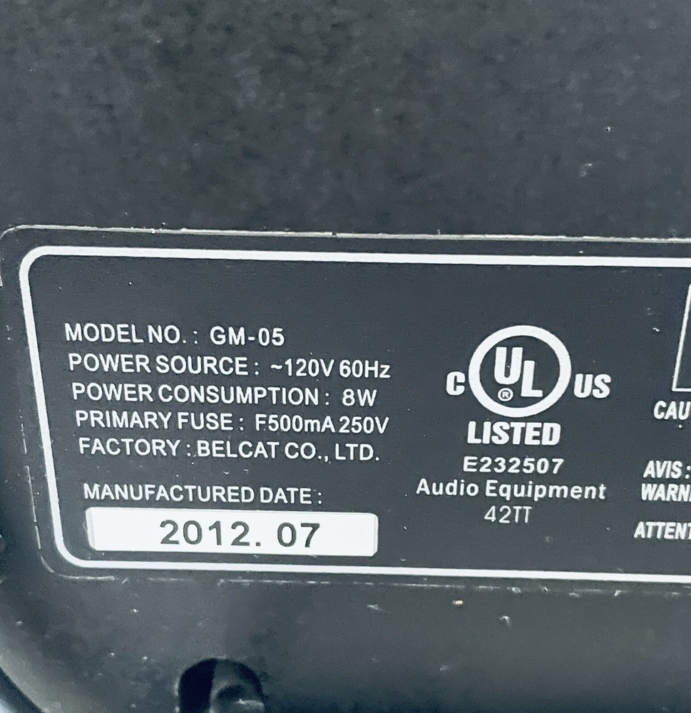 GM-05 9” Inch Guitar Practice Amp Amplifier Tested & Working