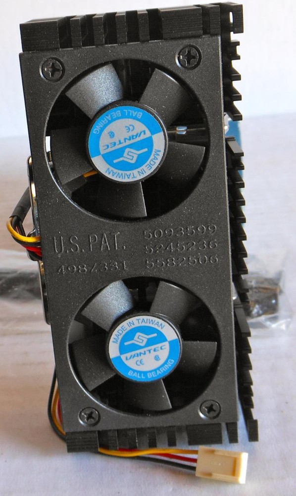 VANTEC DUAL FAN CPU COOLER - NEW/SURPLUS w/GUARANTEE