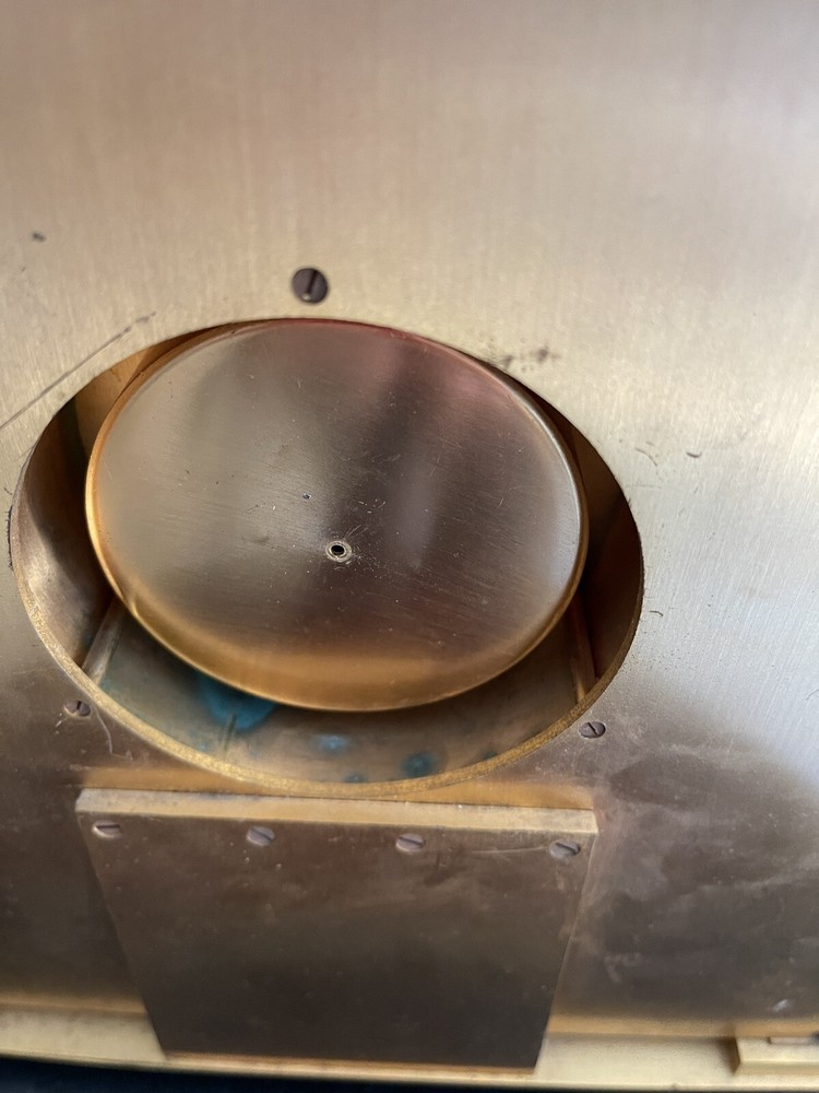 HOUR LAVIGNE - Enameled Mantle Clock - Needs Work