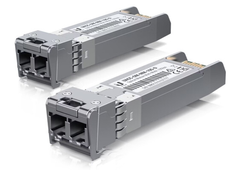 2 Ubiquiti Networks 10Gbps Multi-mode Optical SFP+ Module Duplex Transceiver