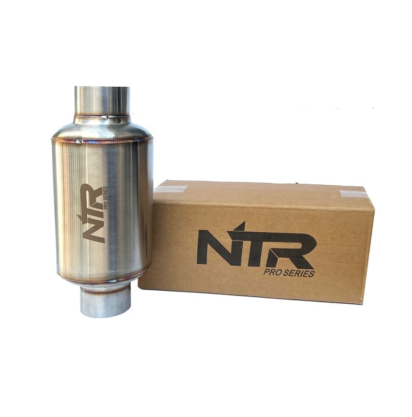 3" Netami NTR Pro Race Straight Through Muffler