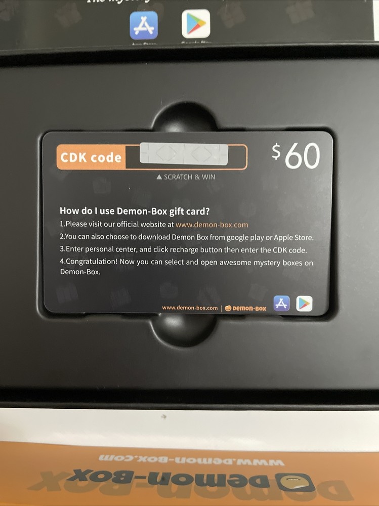 Demon-Box $60 Gift Card