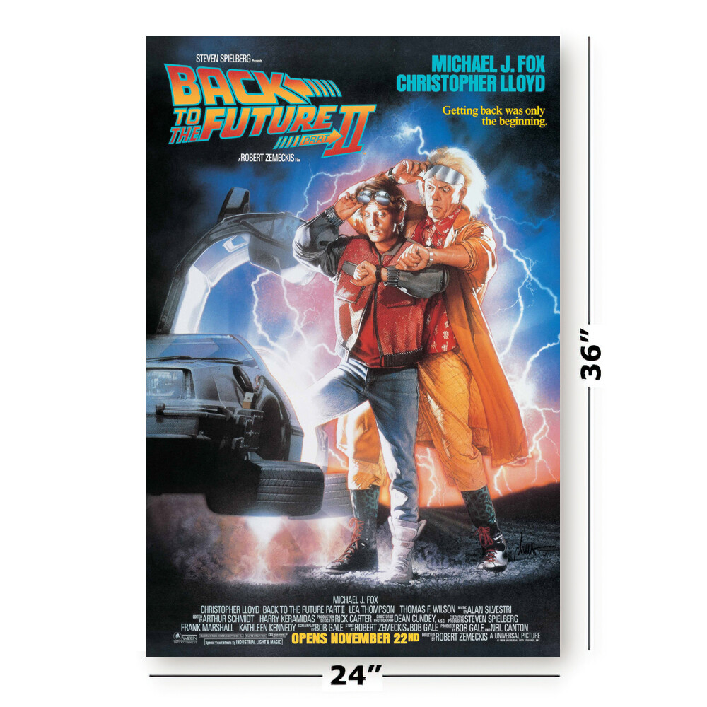 BACK TO THE FUTURE I, II & III - MOVIE POSTER SET (REGULARS) (SIZE: 24" x 36")