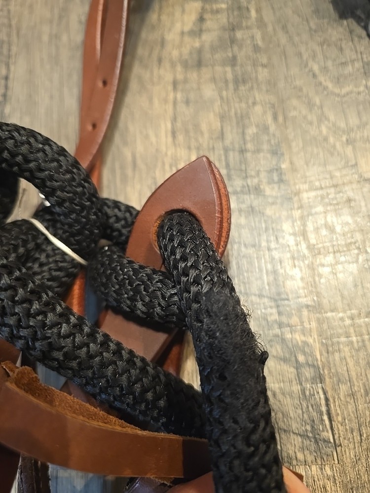 western headstall and reins