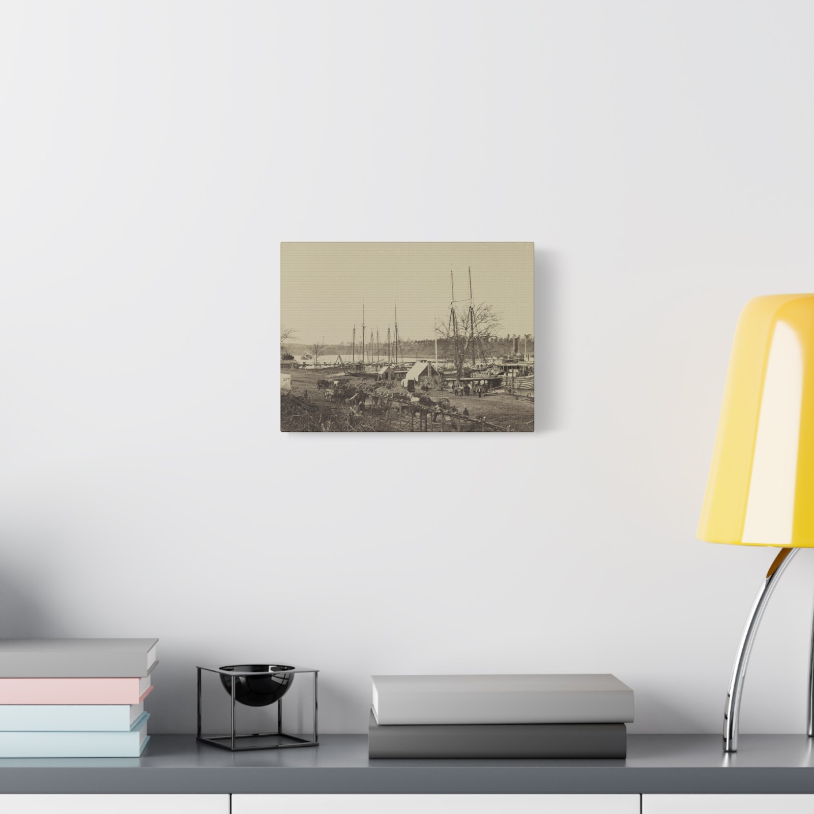Broadway Landing, Appomattox River, Va. - Canvas Wall Art