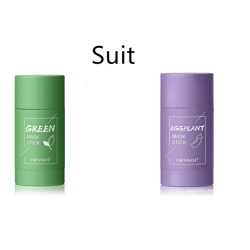 Green Tea Solid Mud Mask – Moisturizing Deep Pore Cleansing Face Mask Stick