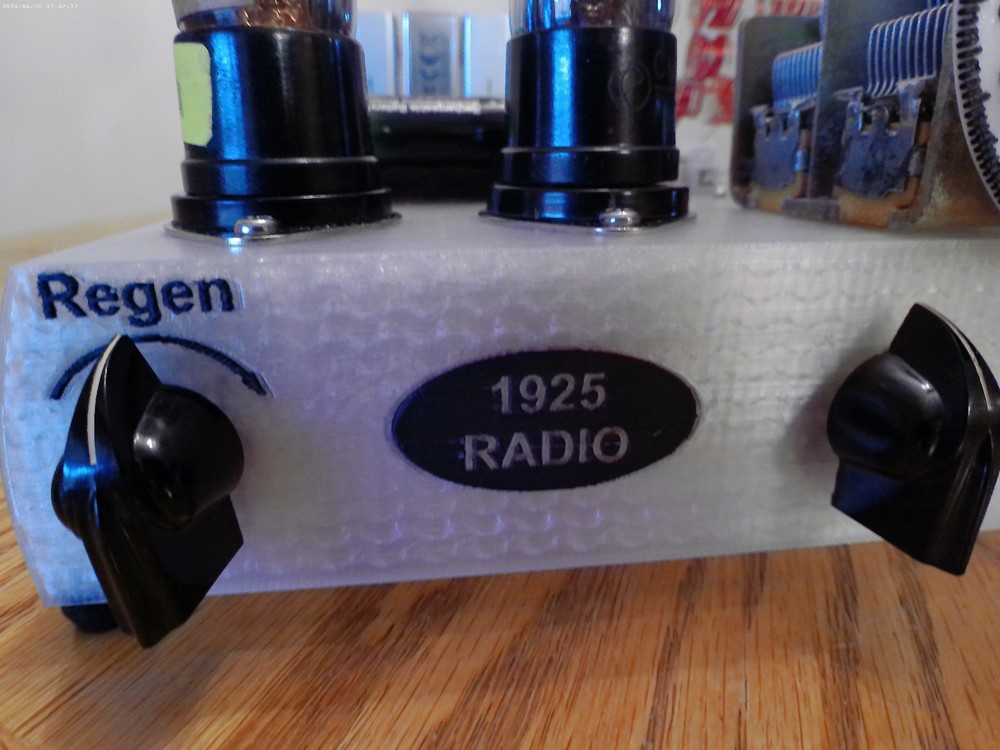 Schematic Only X199 Regenerative Receiver 100 year old Triodes (AM + Shortwave)